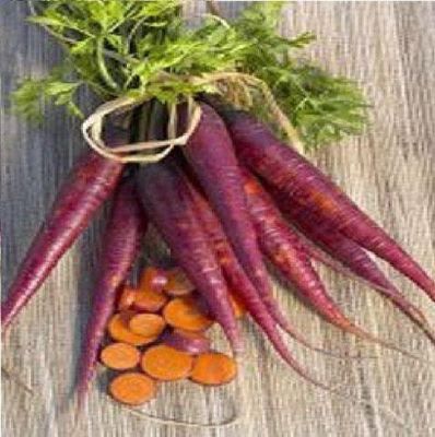 bunch of cosmic purple carrots