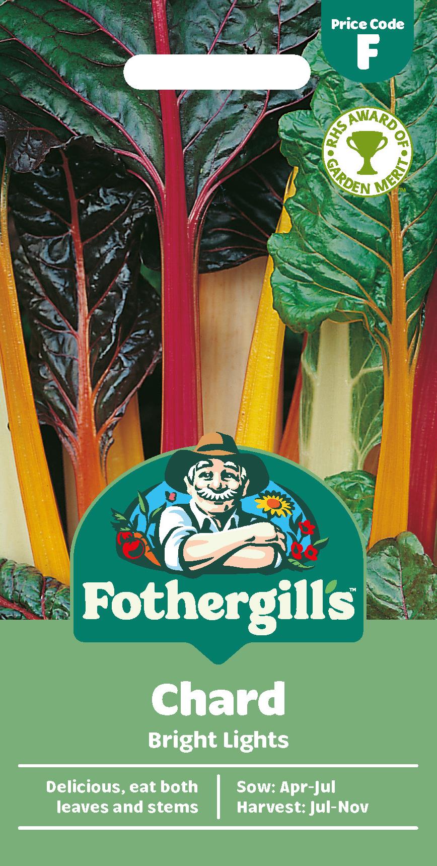 Fothergills Chard Bright Lights Seeds