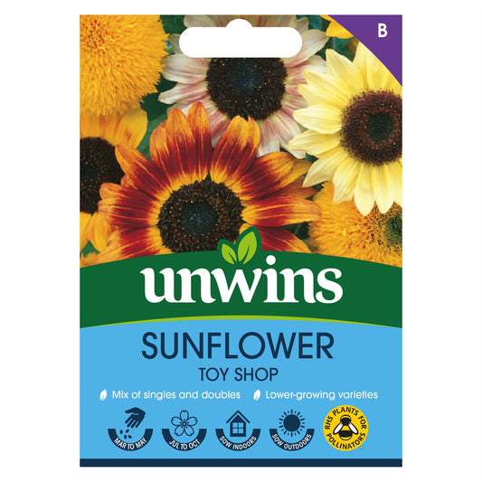 Unwins - Flower - Sunflower Toy Shop Seeds