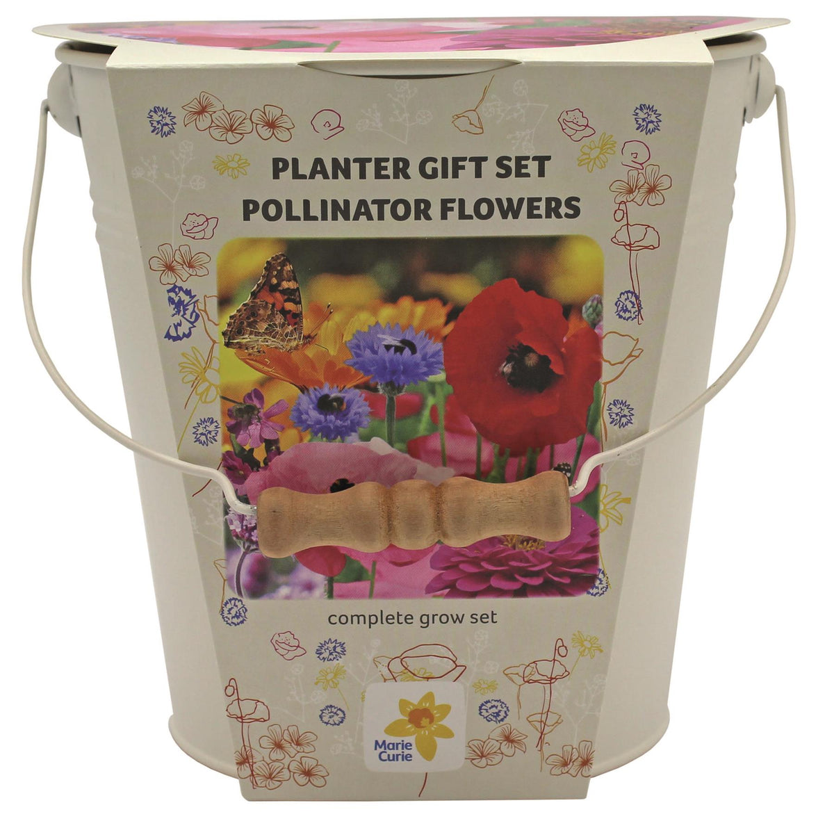 Bees Seeds - Marie Curie Planter Gift Set Pollinator Flowers Grow Set