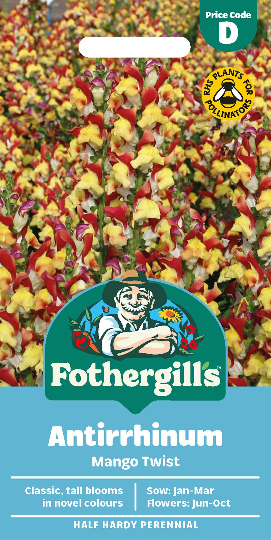Fothergills Antirrhinum Mango Twist Seeds