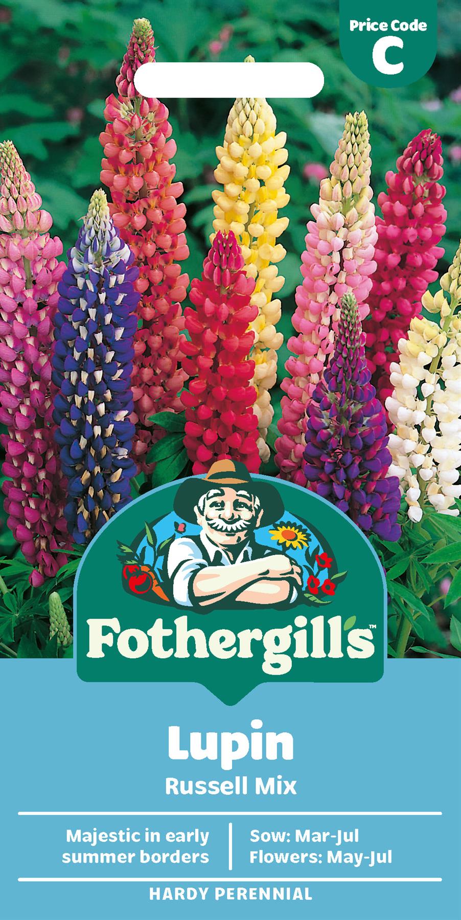 Fothergills Lupin Russell Mix Seeds
