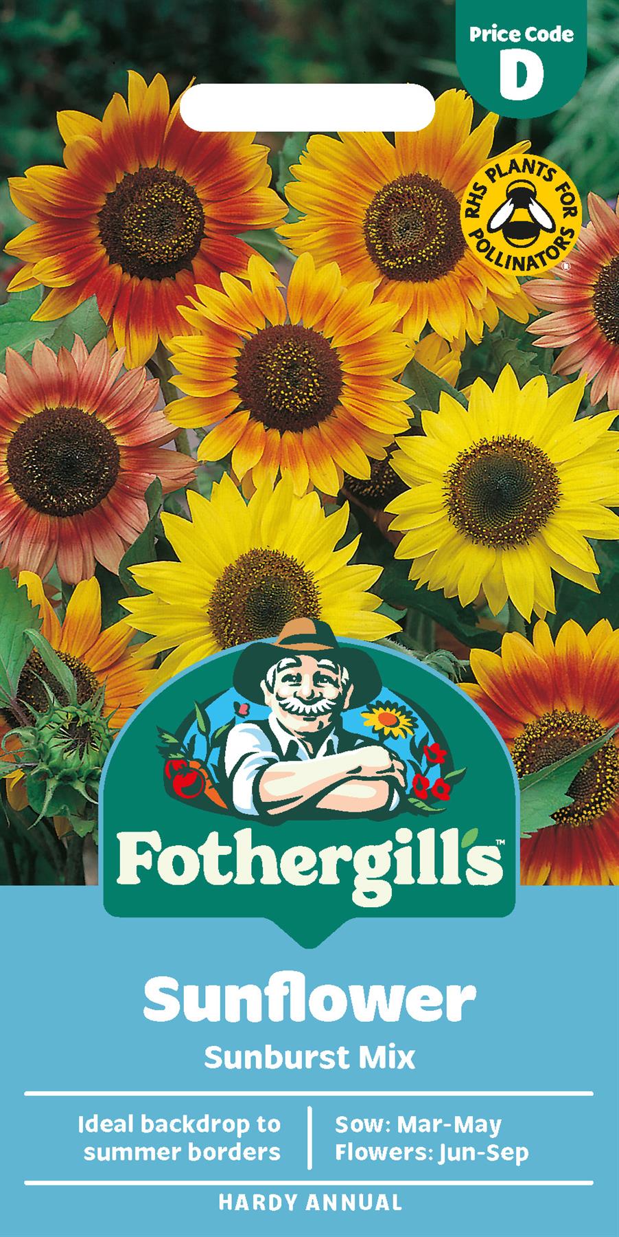 Fothergills Sunflower Sunburst Mix Seeds