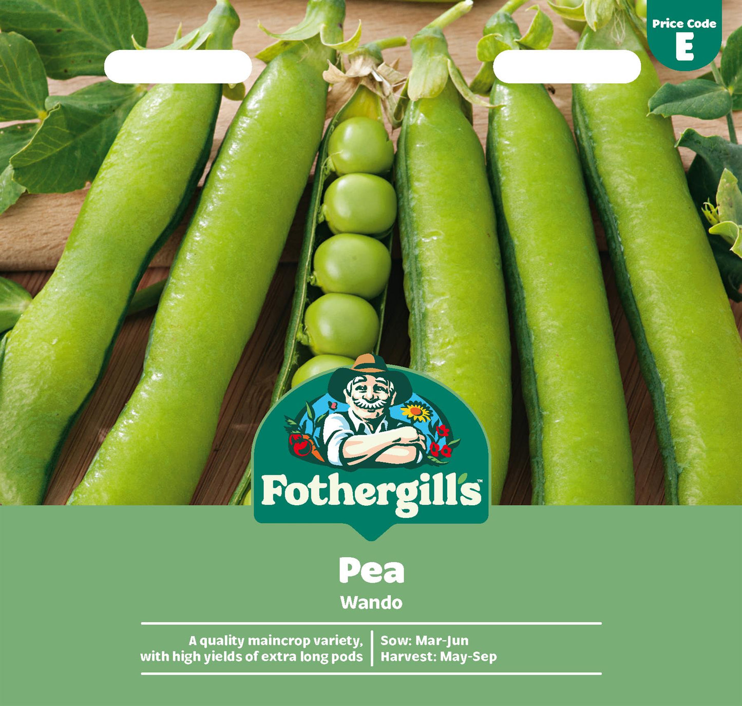 Fothergills Pea Wando Seeds
