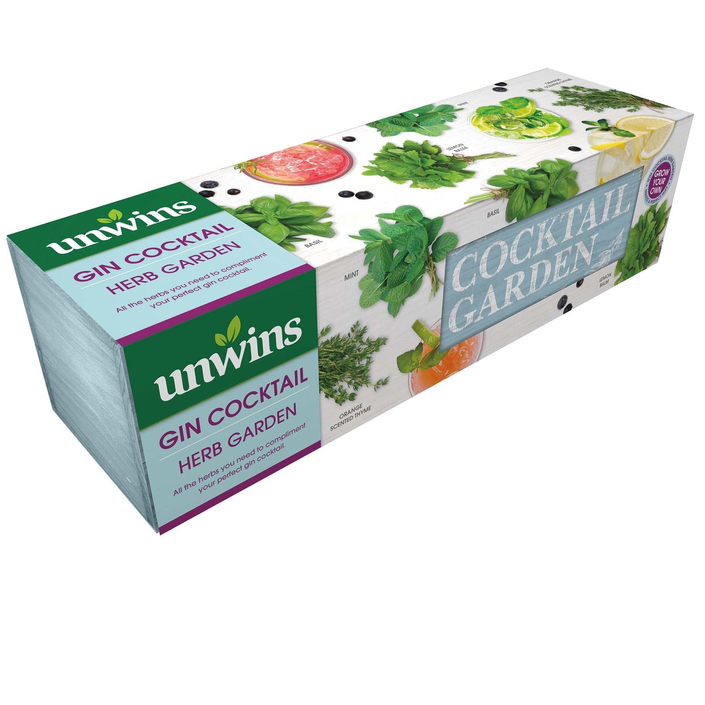 Unwins - Vegetable - Gin Cocktail Garden Kit Seeds