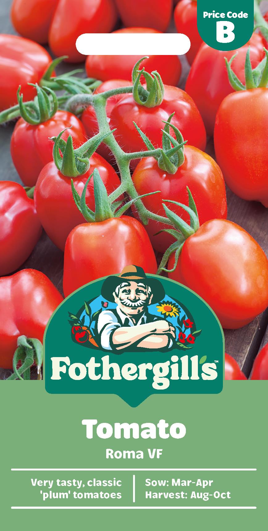 Fothergills Tomato Roma Vf Seeds