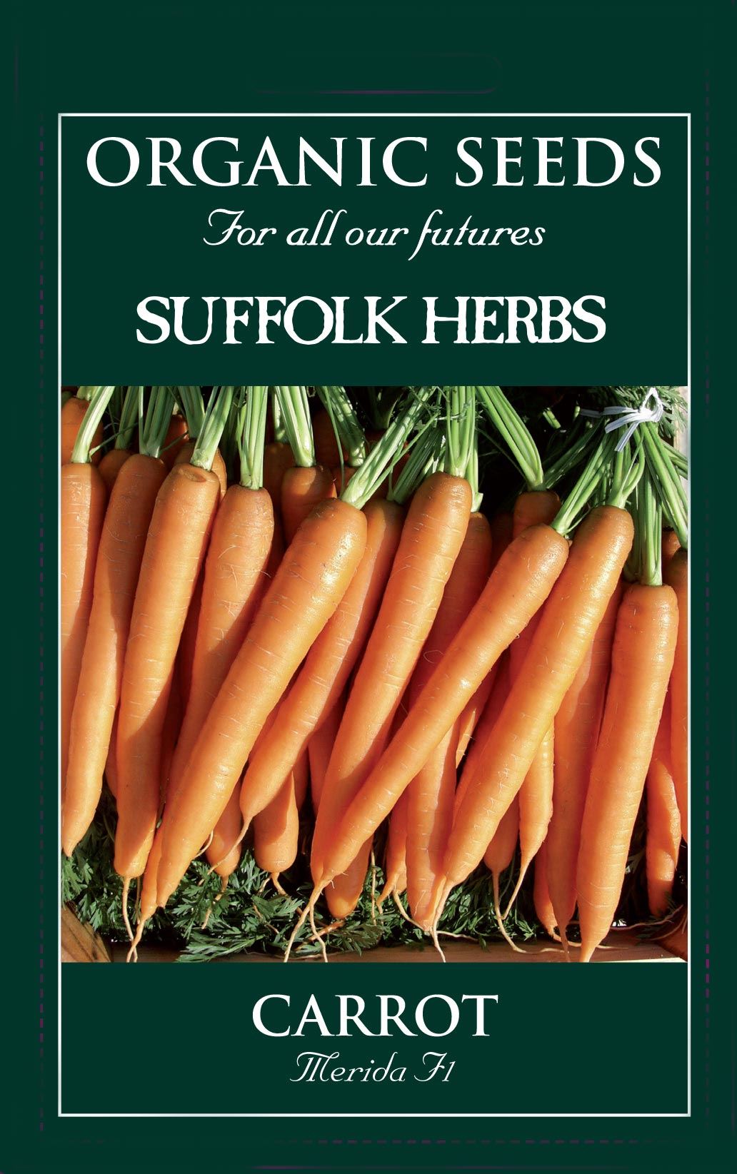 Suffolk Herbs - Vegetable - Carrot Merida F1 Seeds