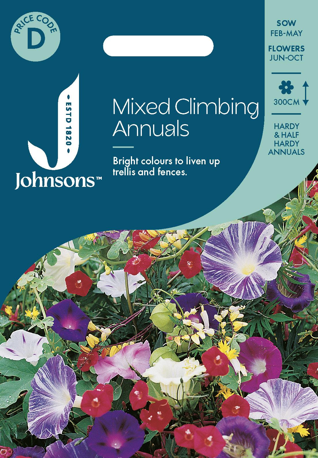 Johnsons - Mix Climbing Annuals - 1.5 Seeds