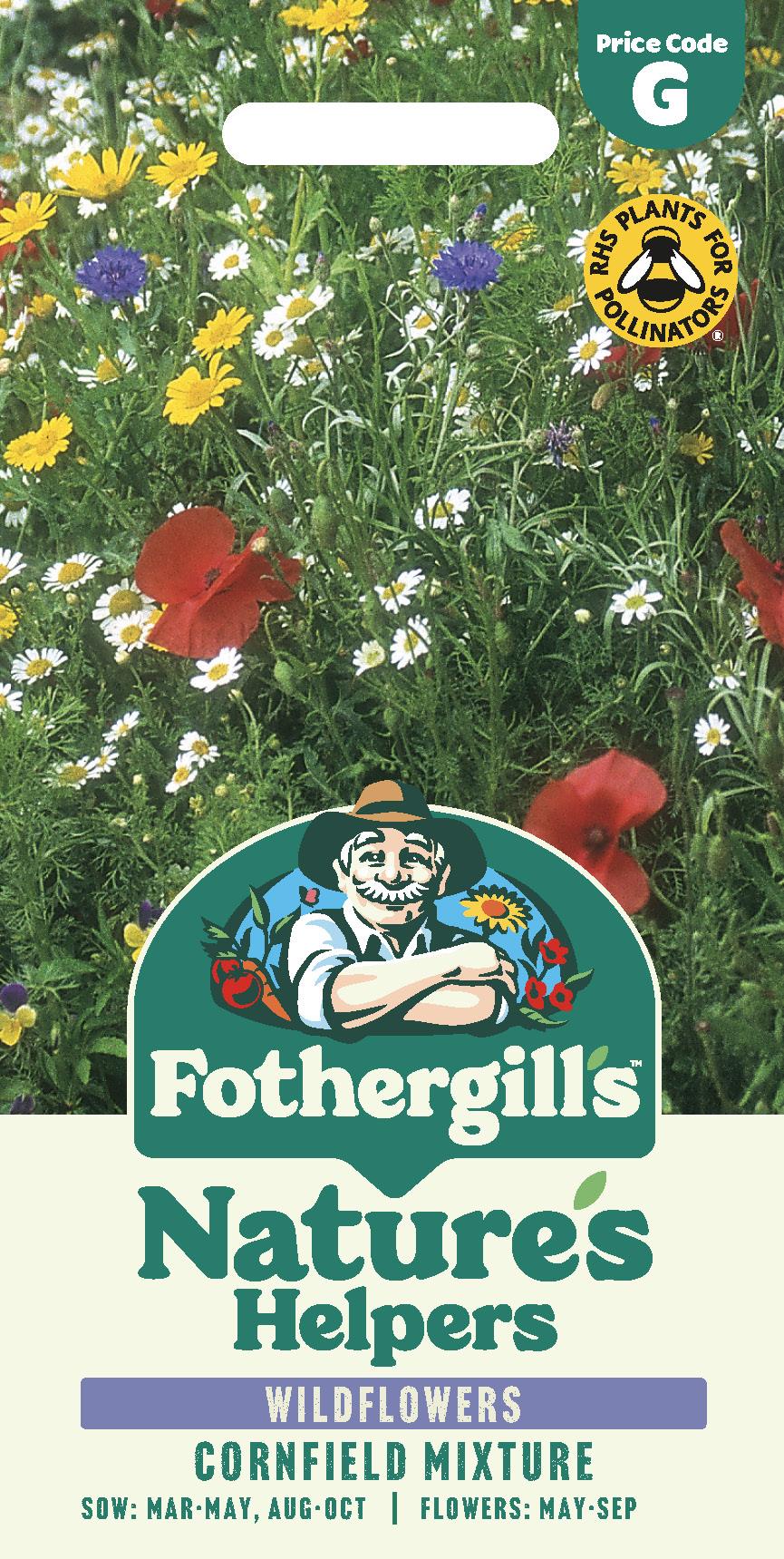 Fothergills Wild flowers Nature Haven Cornfield Mixture Seeds