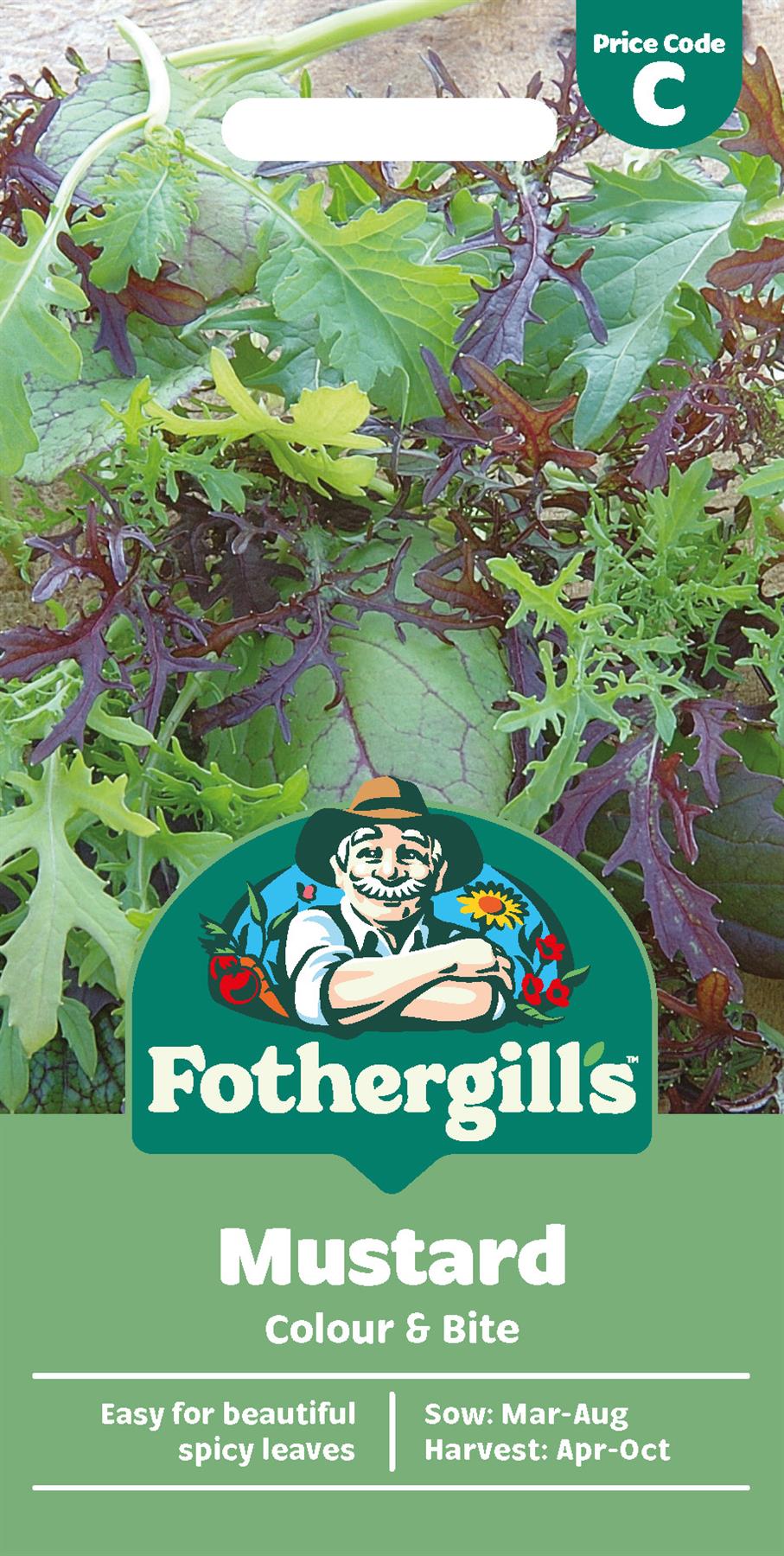 Fothergills Mustard Colour & Bite Seeds