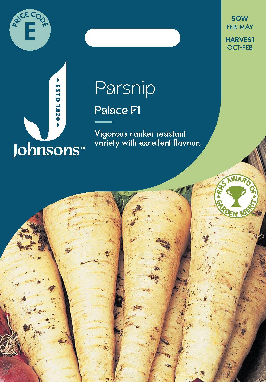 Johnsons - Parsnip Palace F1 - 200 Seeds