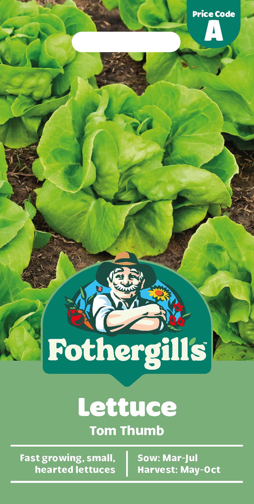 Fothergills Lettuce Tom Thumb Seeds