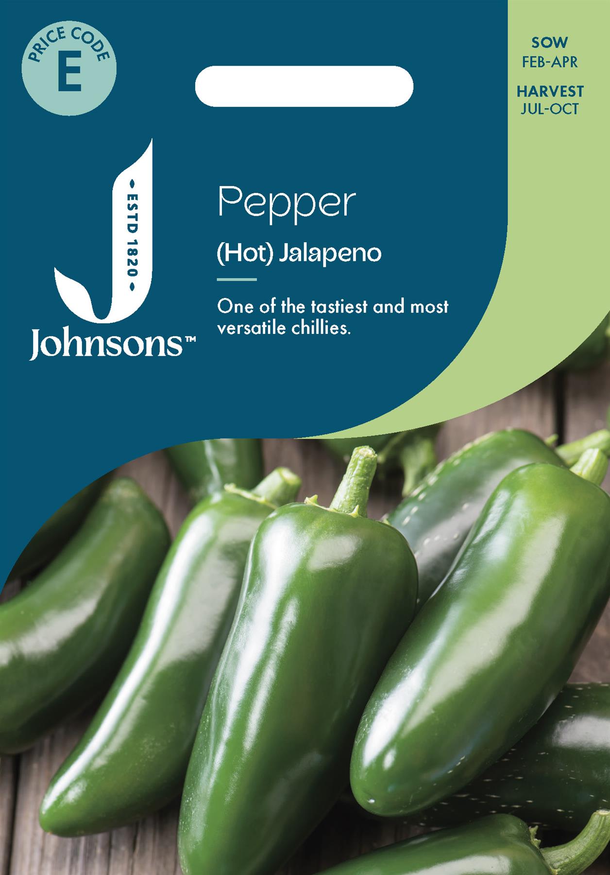 Johnsons - Pepper (hot) Jalapeno - 30 Seeds