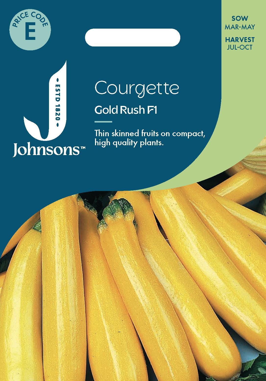 Johnsons - Courgette Gold Rush F1 - 10 Seeds