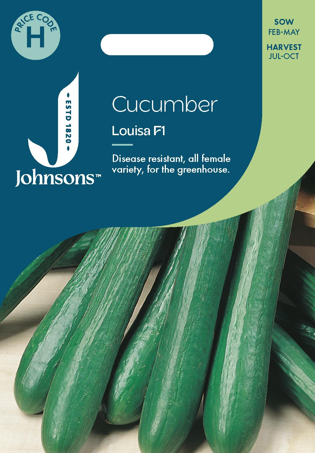 Johnsons - Cucumber Louisa F1 - 5 Seeds