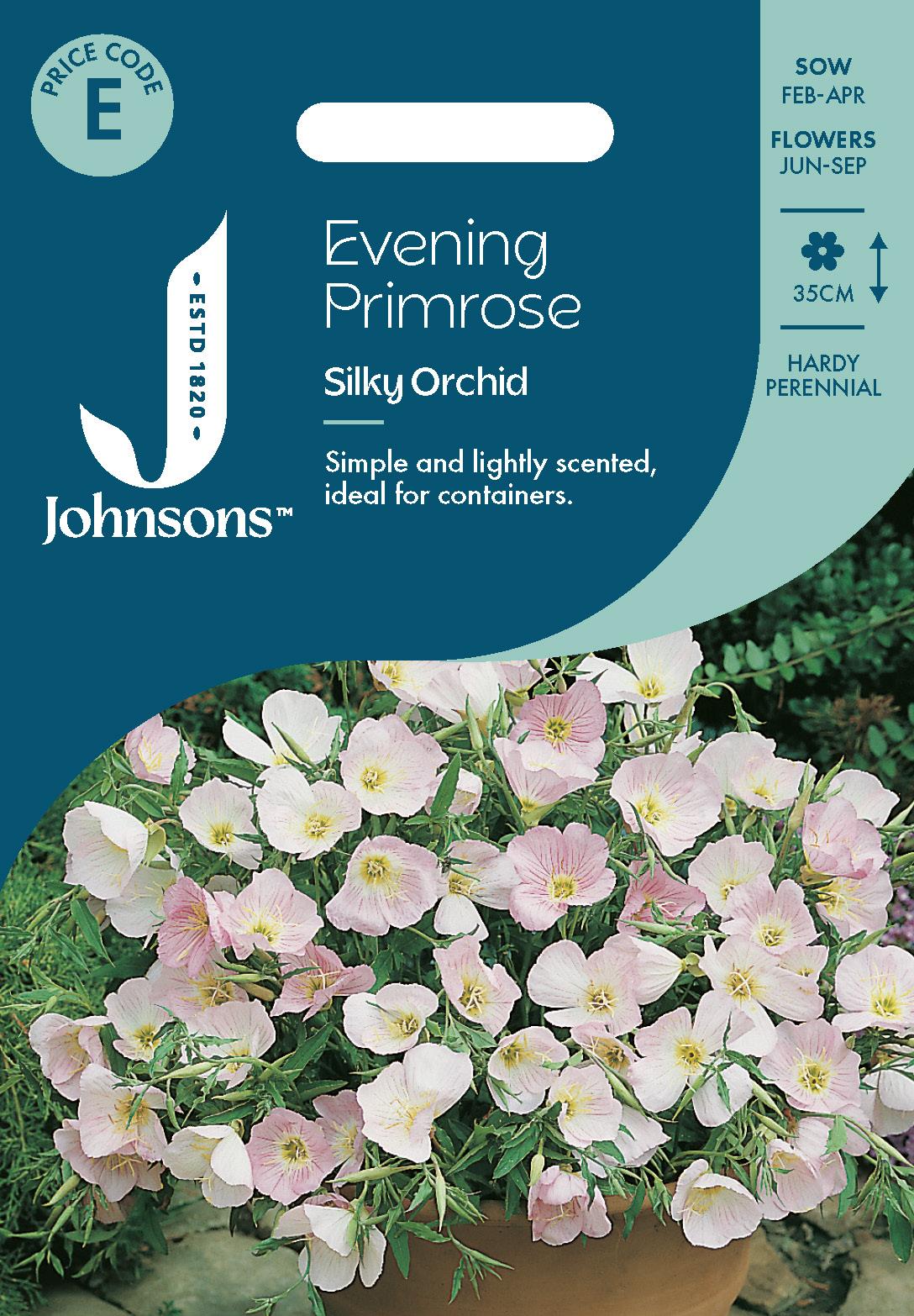 Johnsons - Evening Primrose Silky Orchid - 250 Seeds