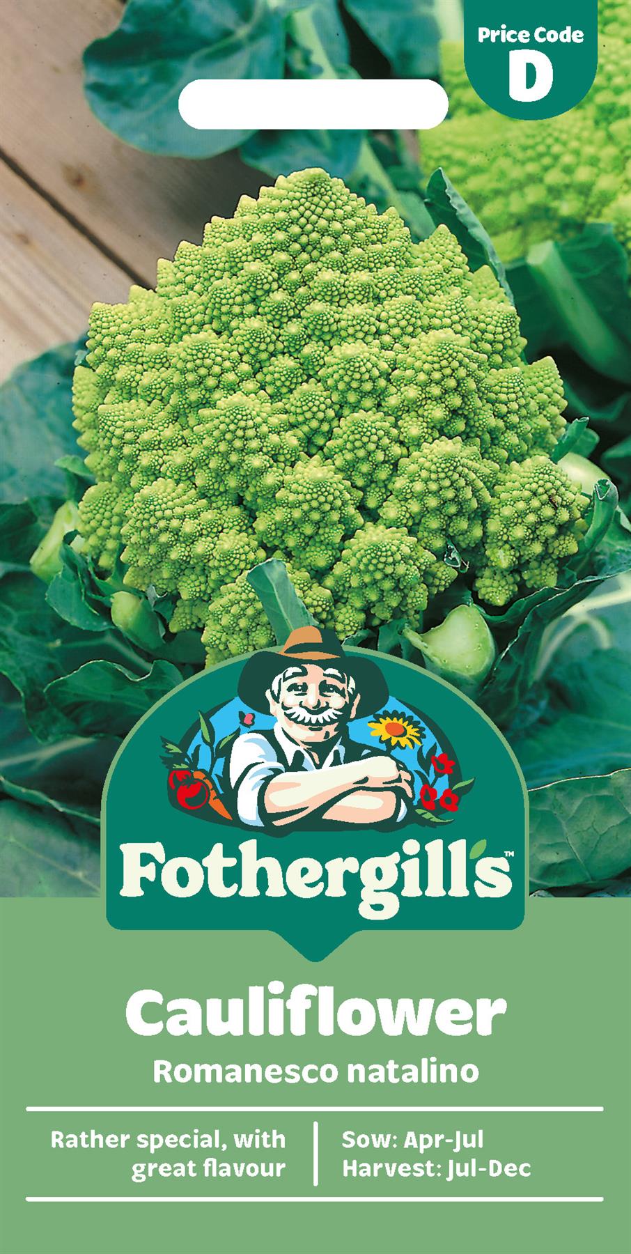Fothergills Cauliflower Romanesco Natalino Seeds