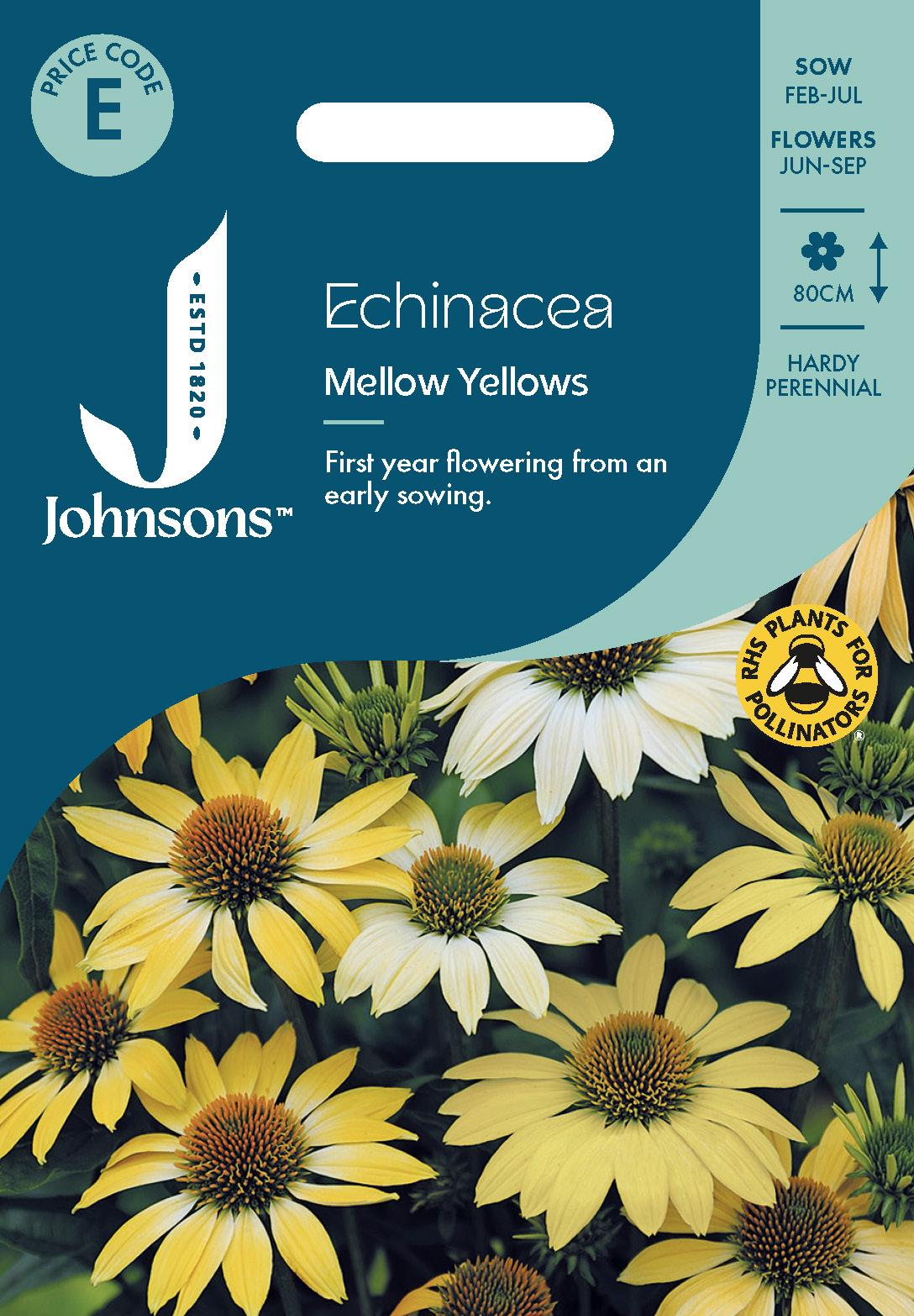 Johnsons - Echinacea Mellow Yellows - 10 Seeds