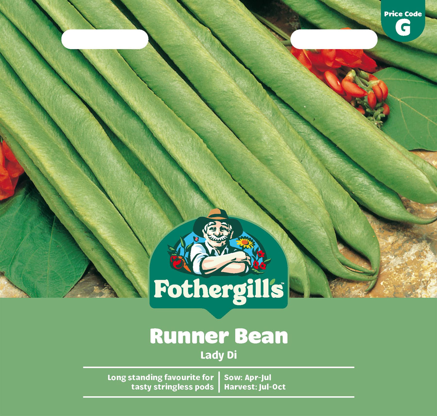 Fothergills Runner Bean Lady Di Seeds