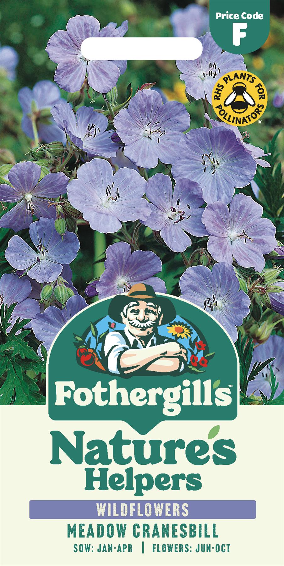 Fothergills Wild flowers Nature Haven Meadow Cranesbill Seeds