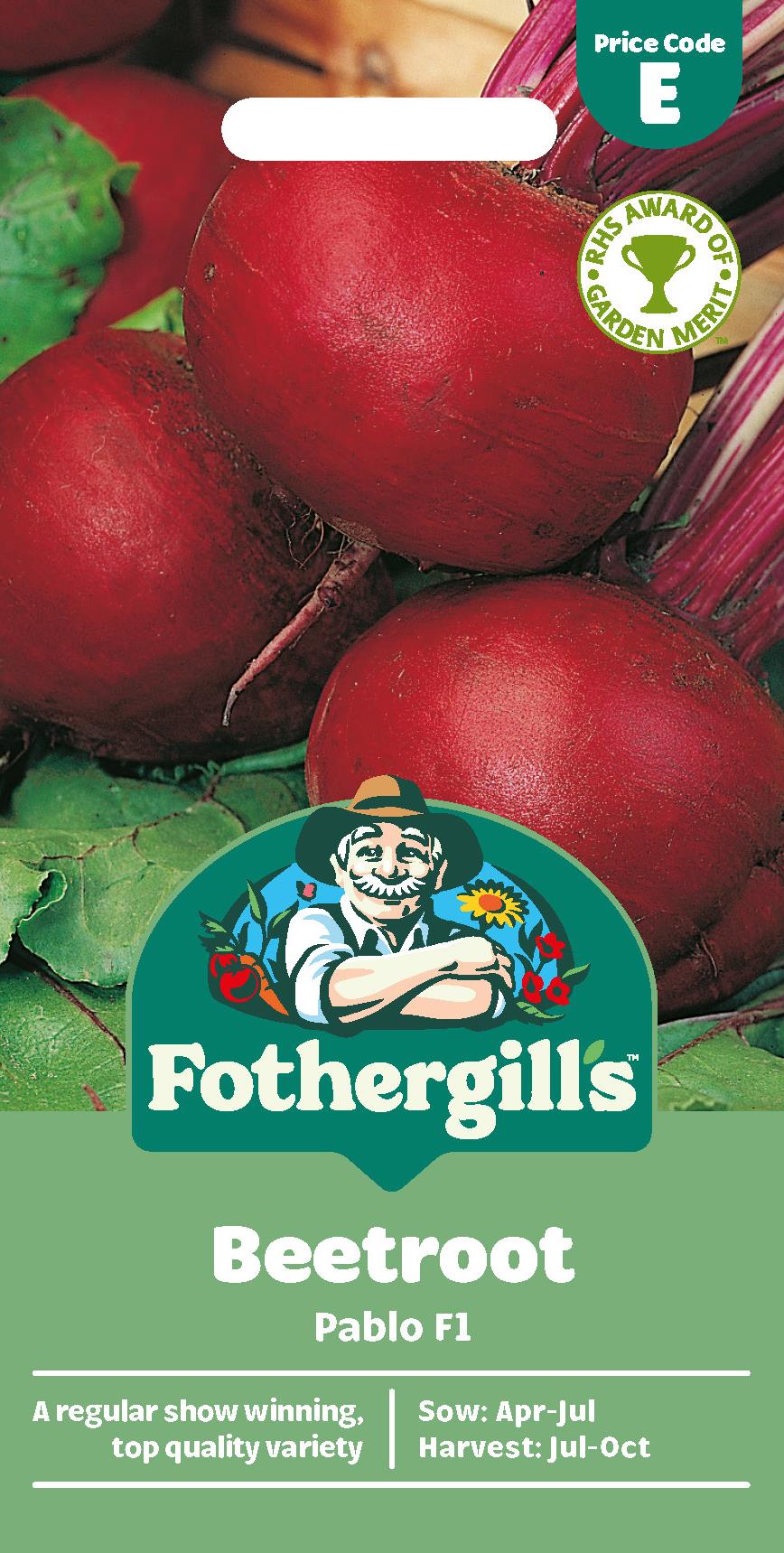 Fothergills Beetroot Pablo F1 Seeds