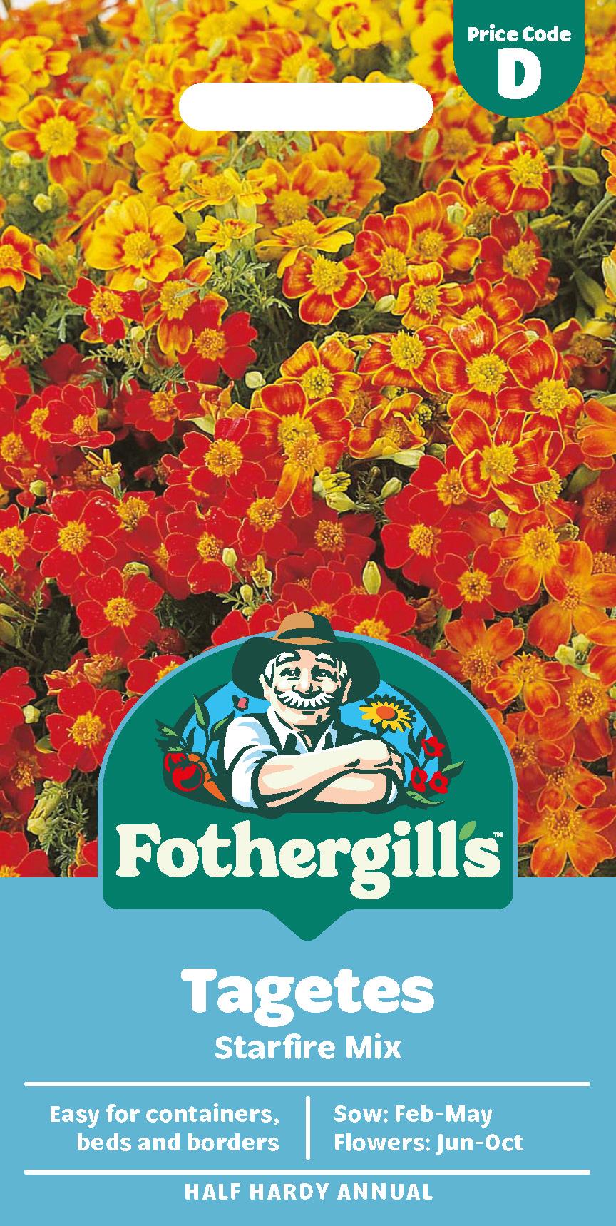 Fothergills Tagetes Starfire Mix Seeds