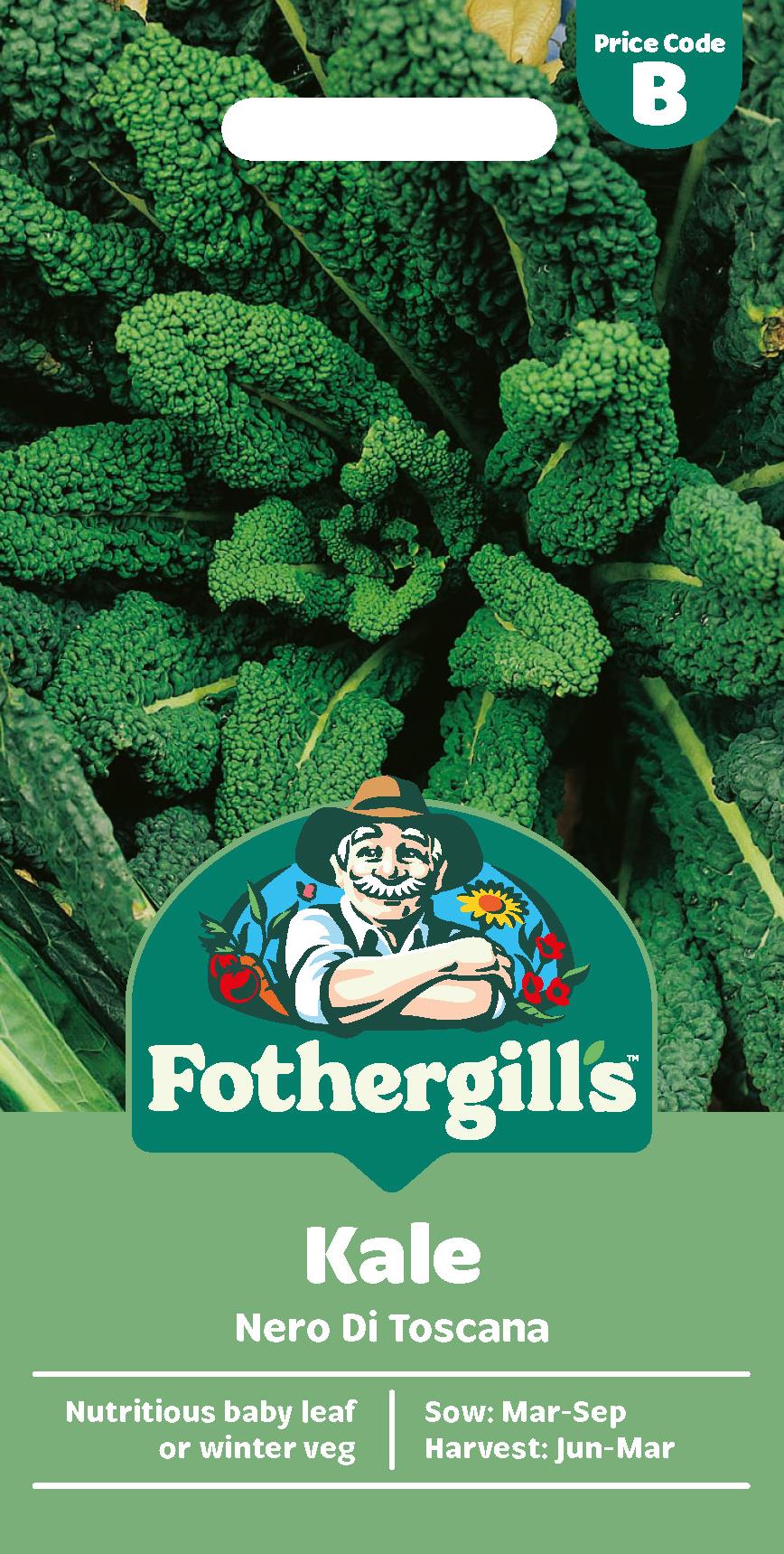 Fothergills Kale Nero Di Toscana Seeds