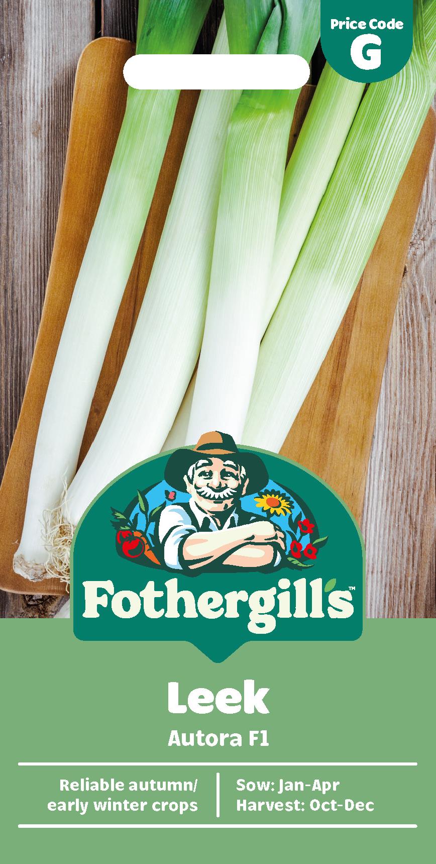 Fothergills Leek Autora F1 Seeds