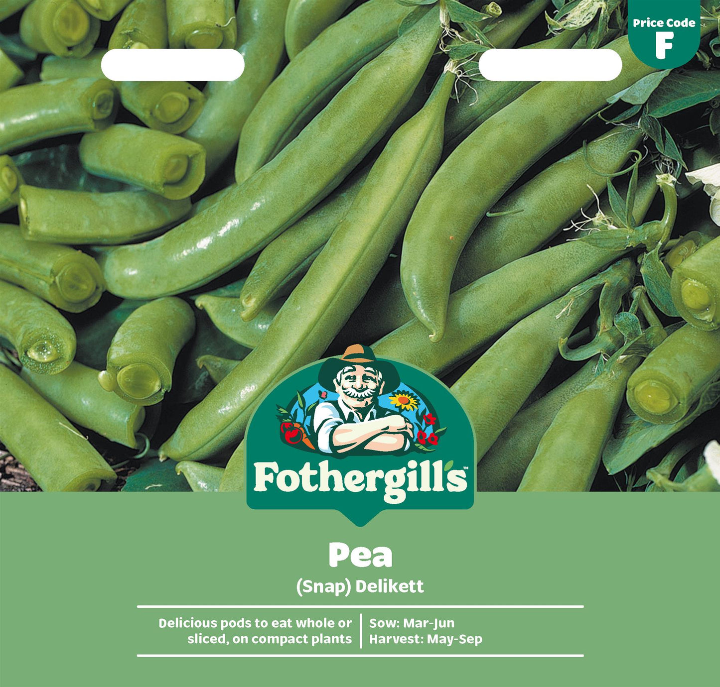 Fothergills Pea (Snap) Delikett Seeds