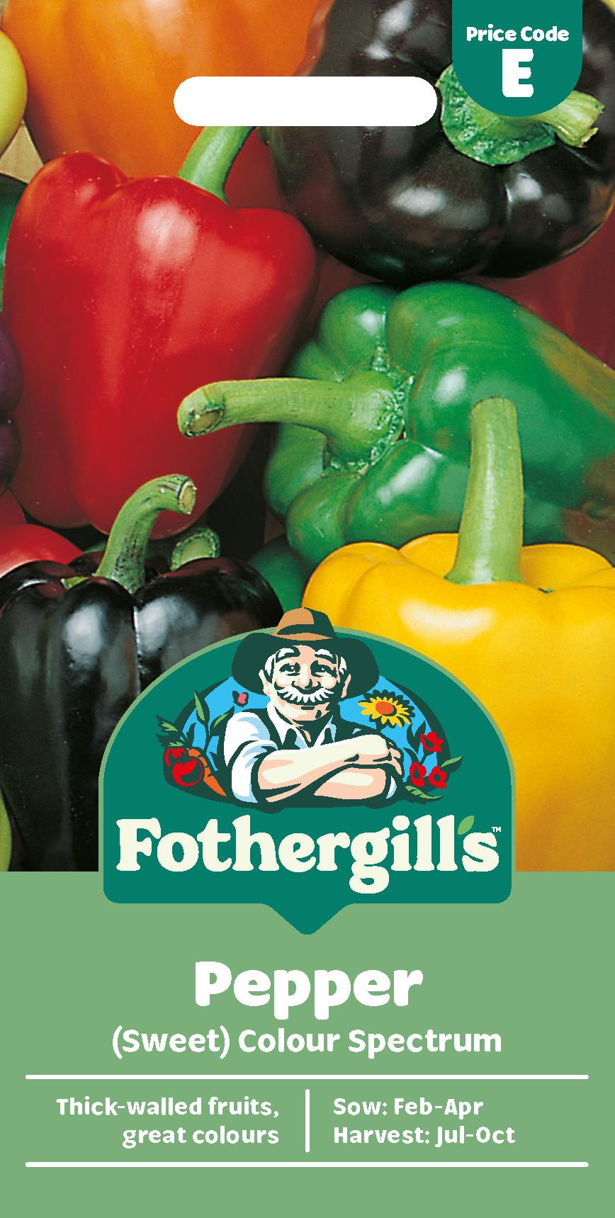 Fothergills Sweet Pepper Colour Spectrum Seeds