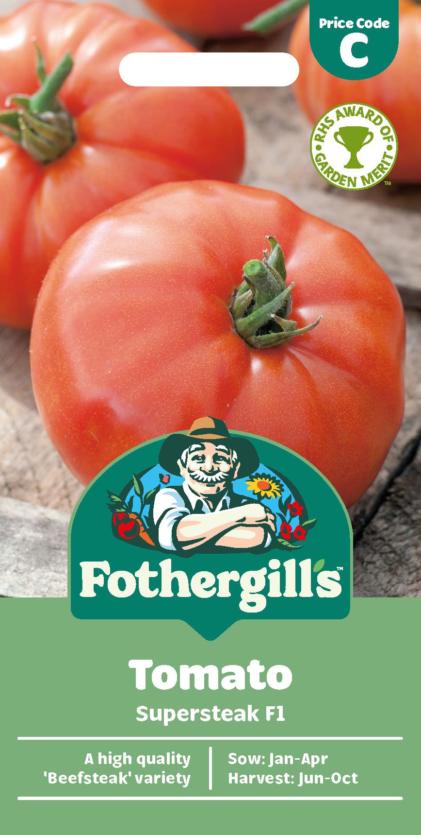 Fothergills Tomato Supersteak F1 Seeds – JustSeed