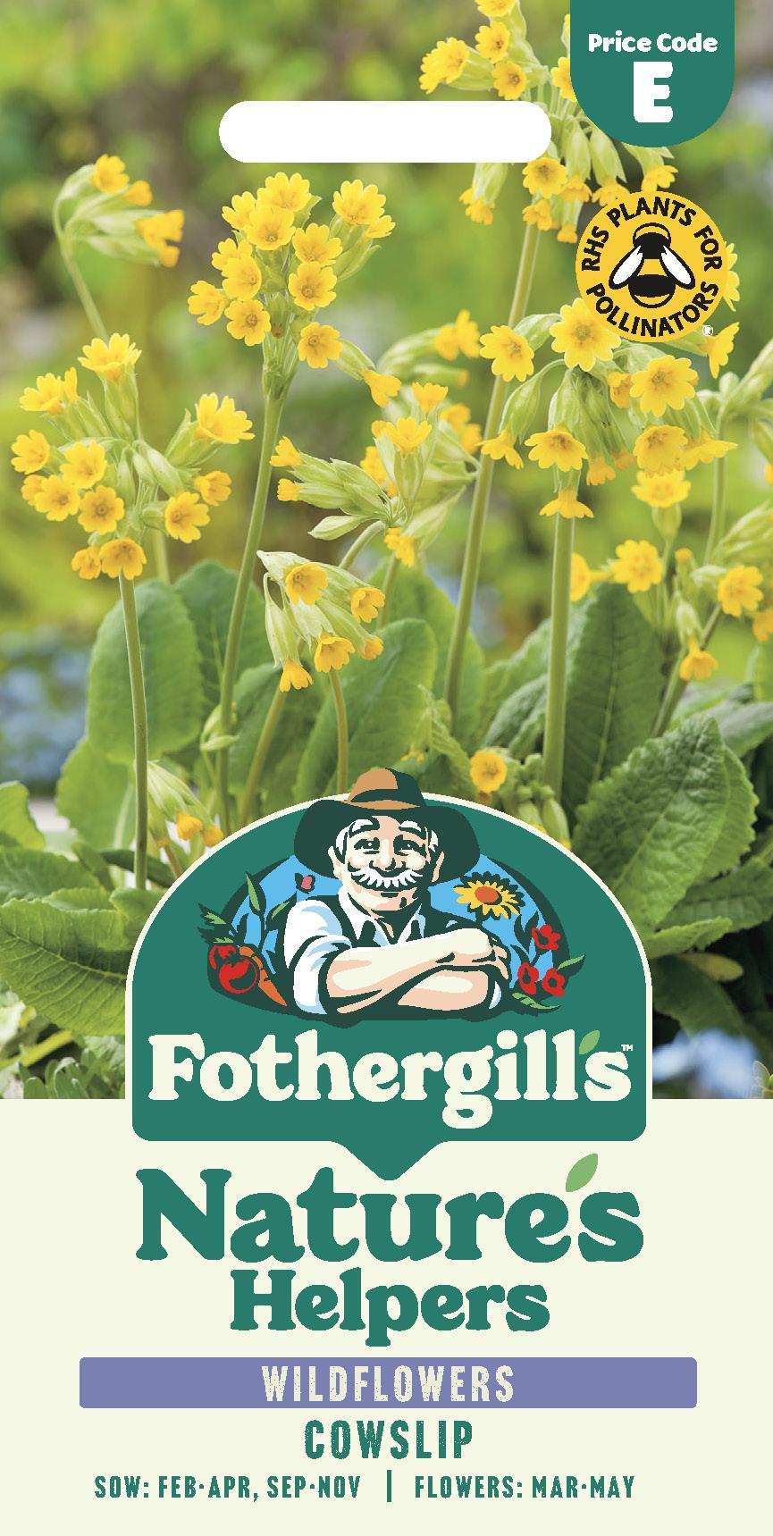 Fothergills Wild flowers Nature Haven Cowslip Seeds