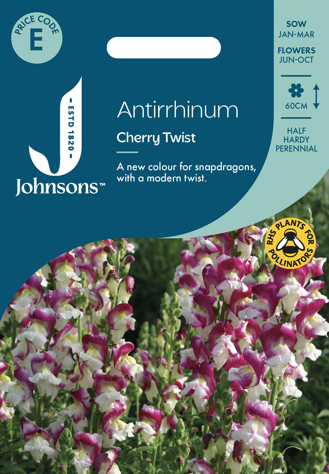Johnsons - Antirrhinum Cherry Twist - 750 Seeds