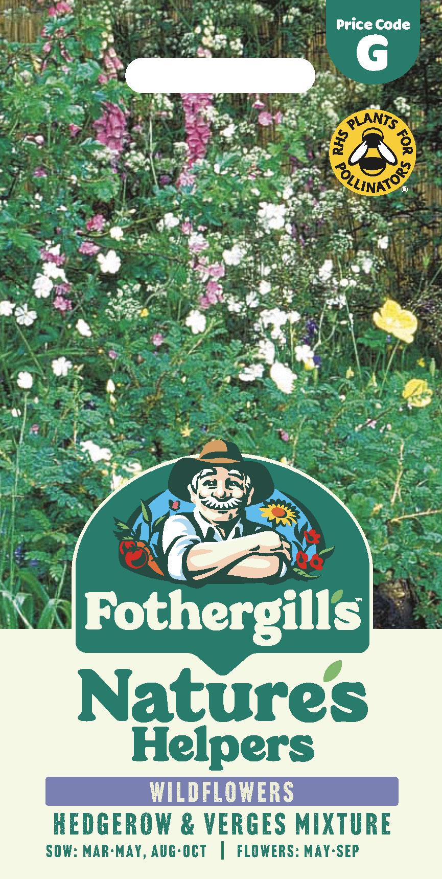 Fothergills Wild flowers Nature Haven Hedgerow & Verges Seeds