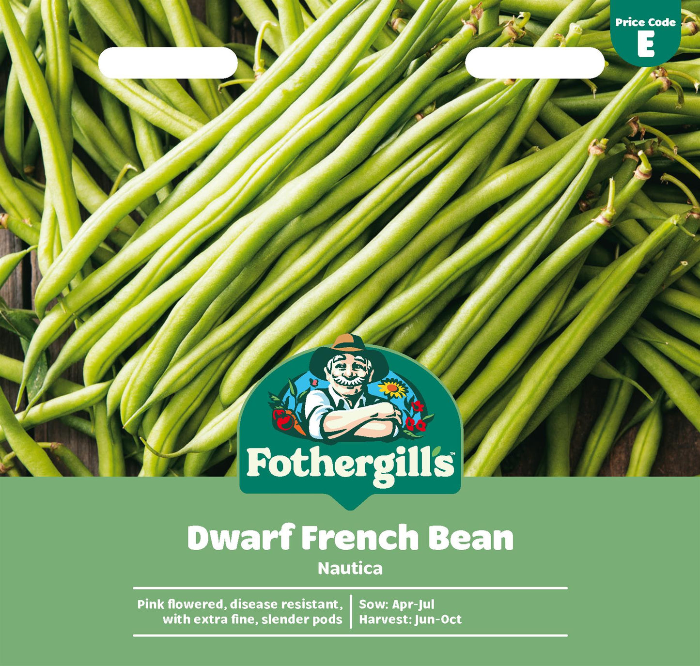 Fothergills Dwarf French Bean Nautica Seeds
