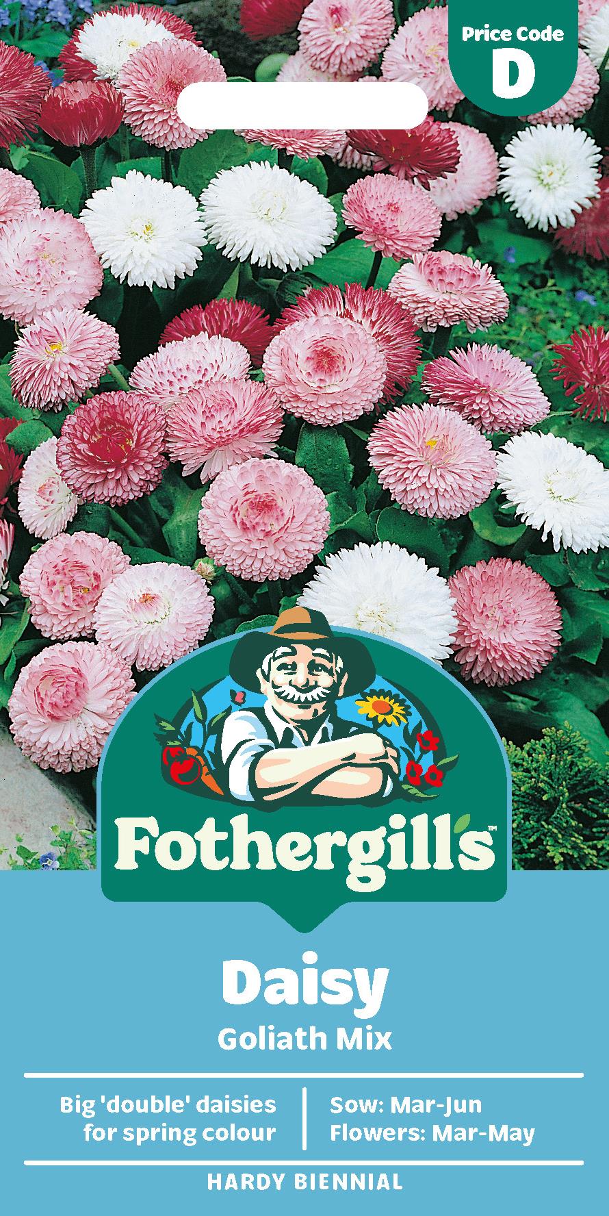 Fothergills Daisy Goliath Mix Seeds