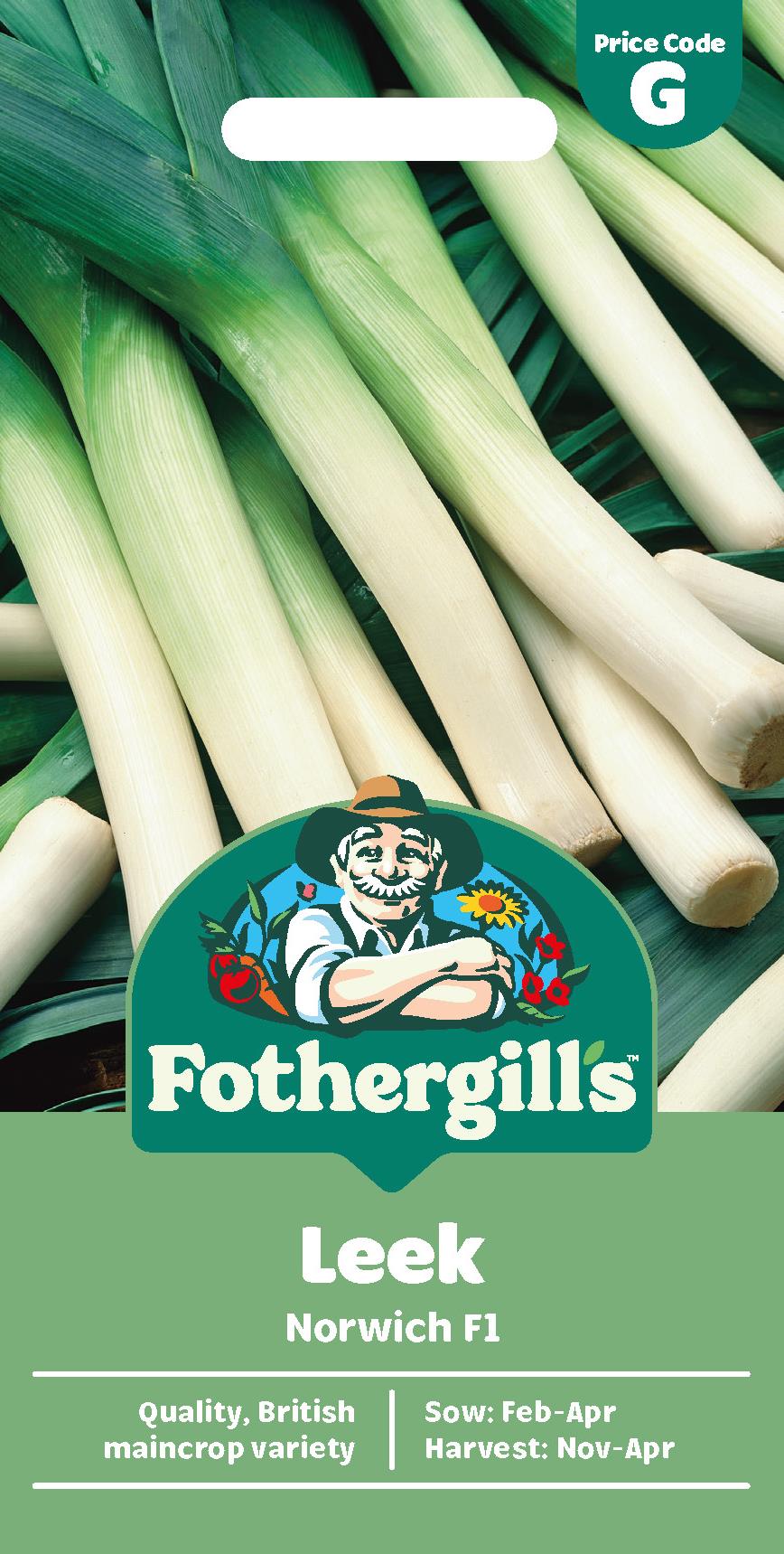 Fothergills Leek Norwich F1 Seeds
