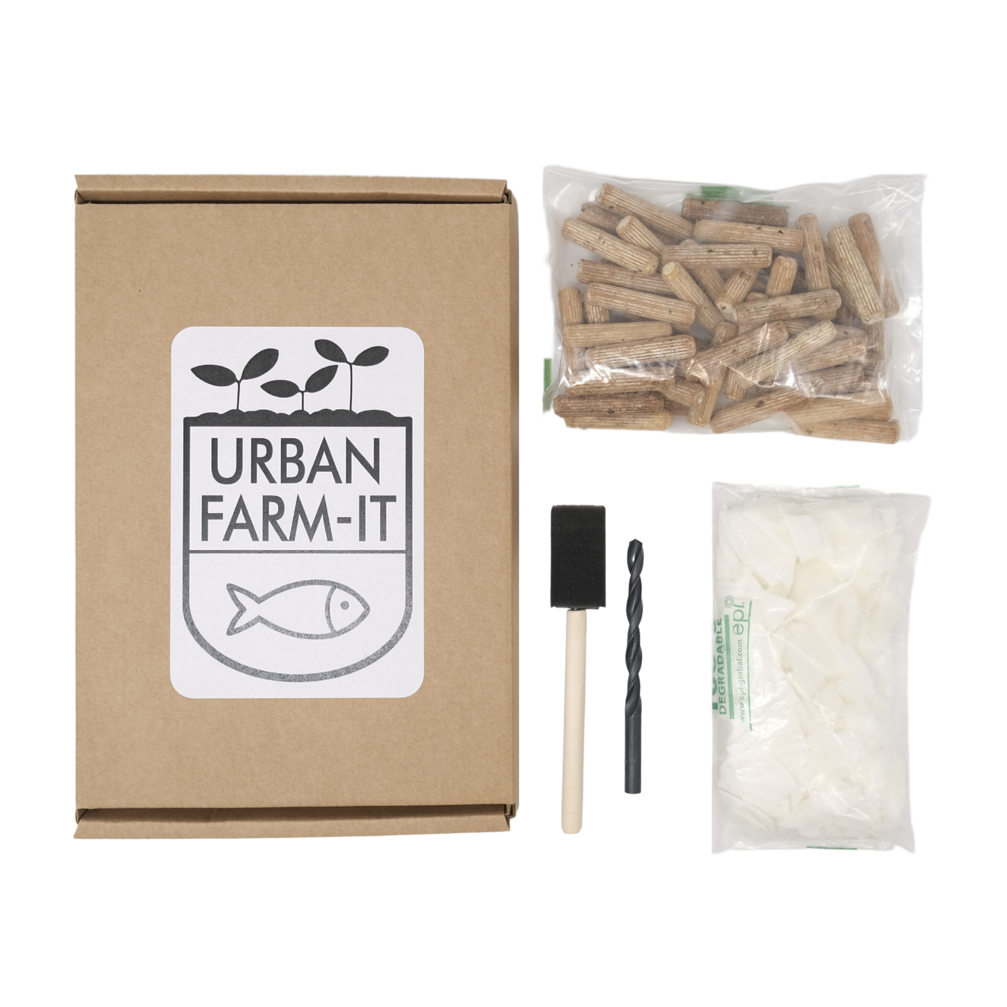 Mushroom Shiitake Mushroom Log Growing Kit