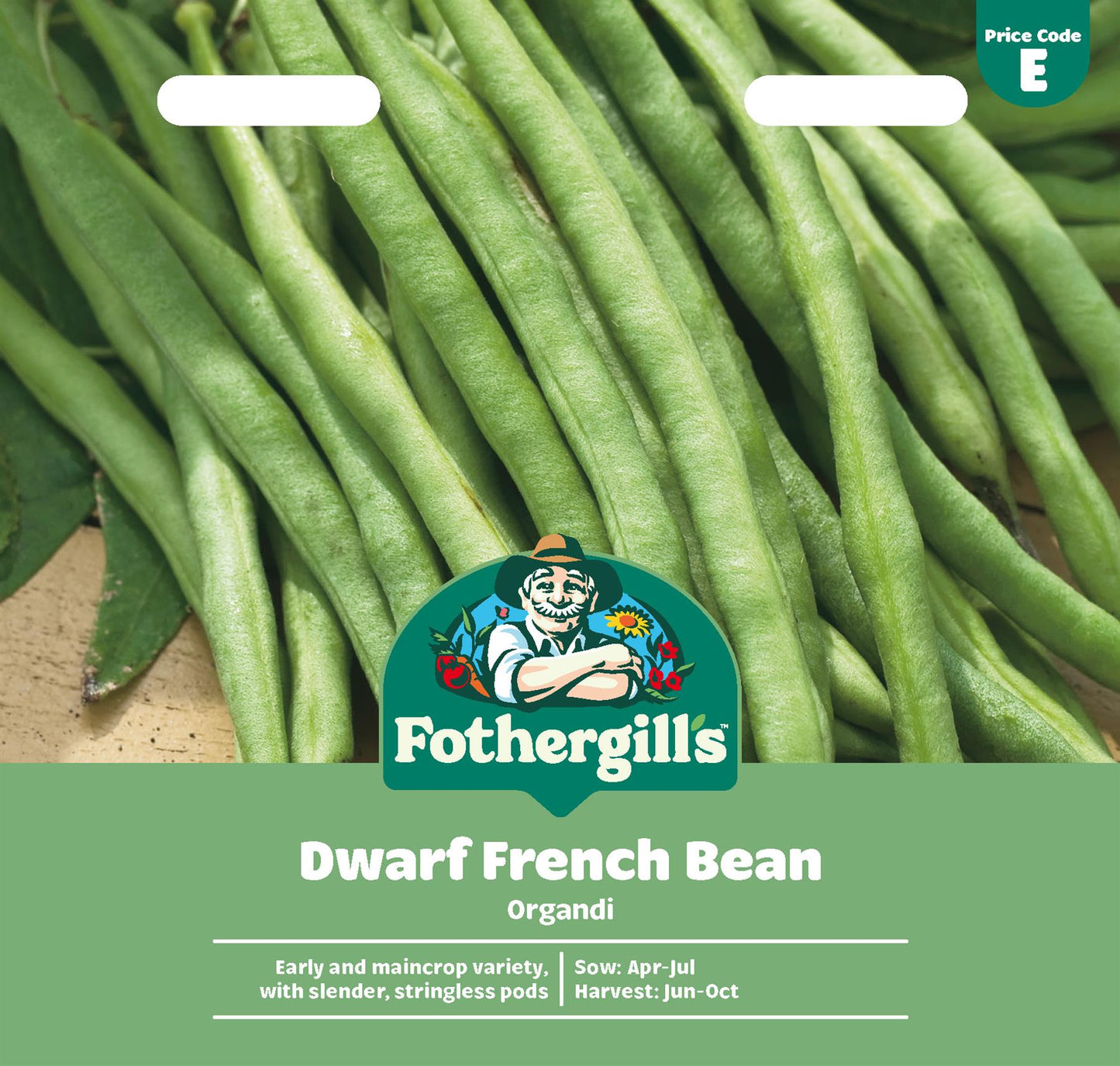 Fothergills Dwarf French Bean Organdi Seeds