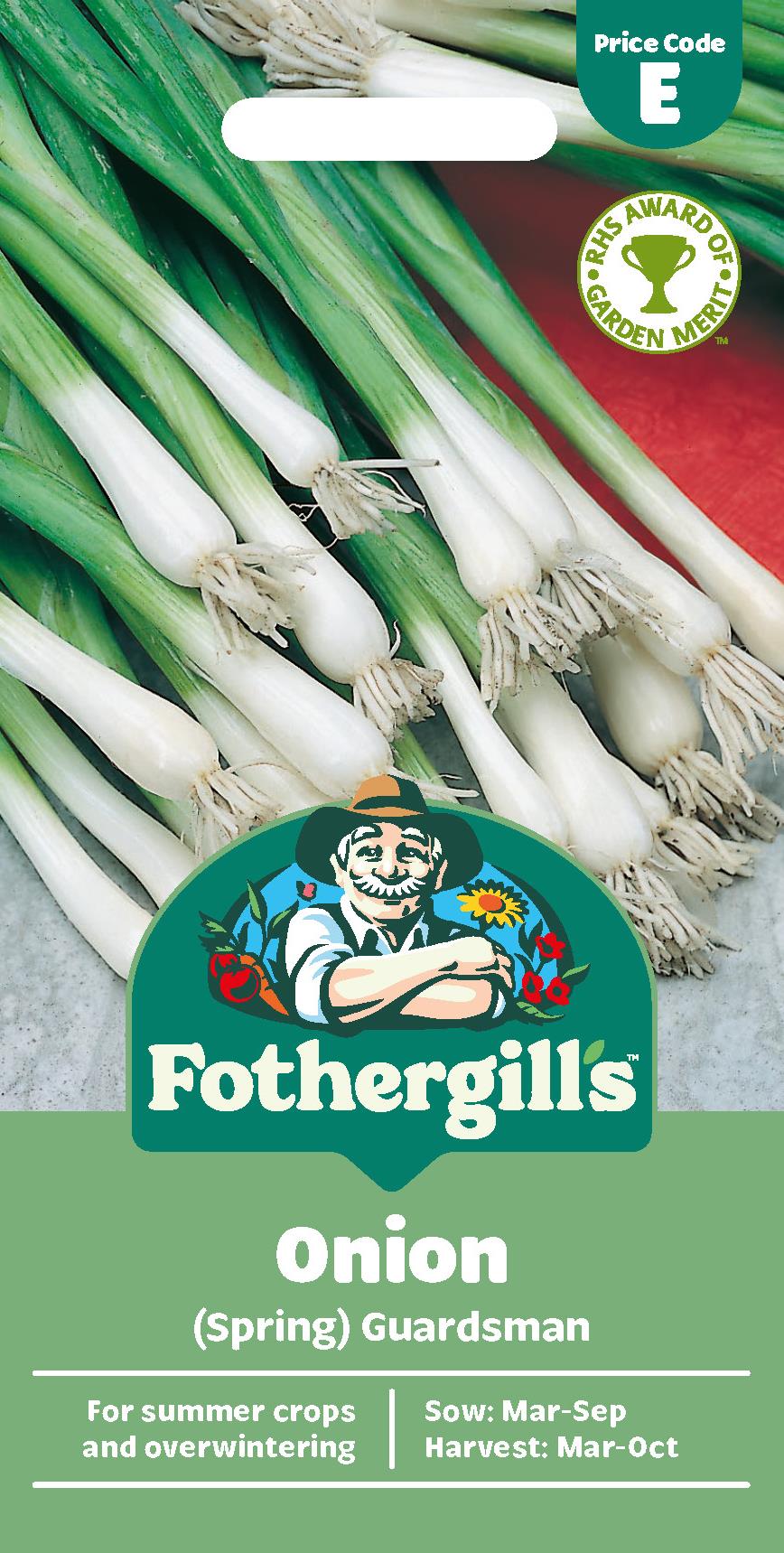 Fothergills Spring Onion Guardsman Seeds