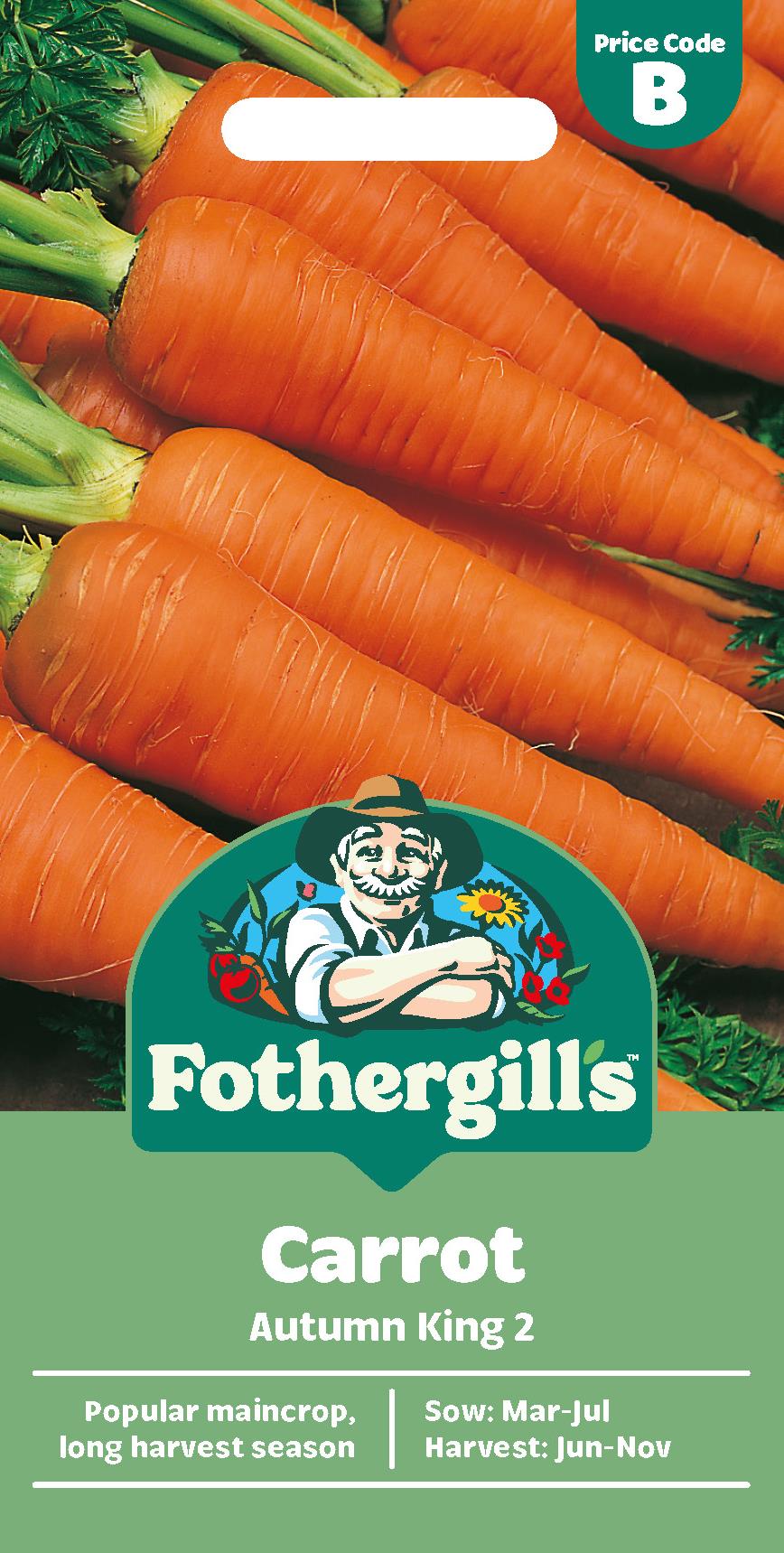 Fothergills Carrot Autumn King 2 Seeds