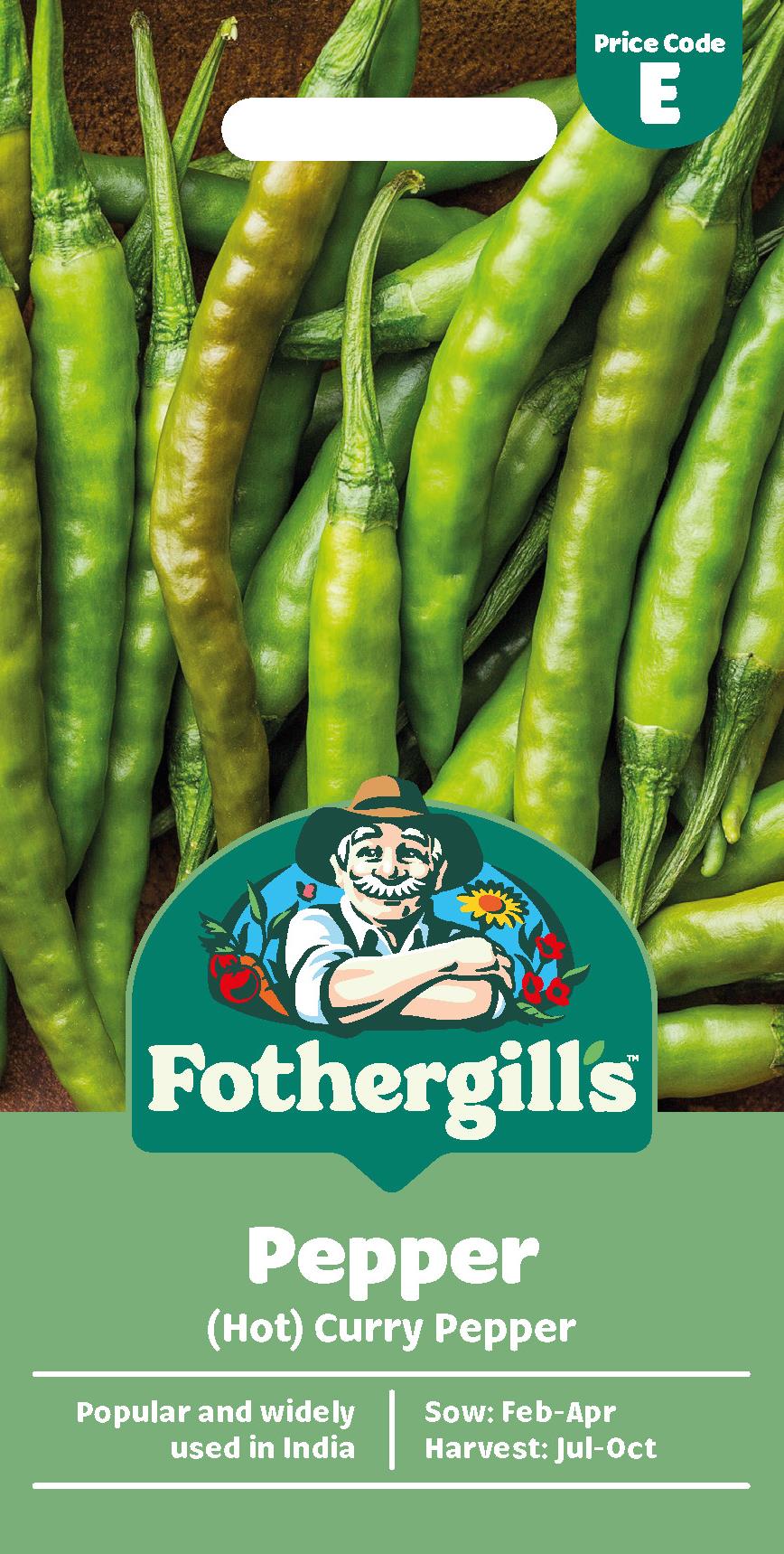Fothergills Pepper (Hot) Curry Pepper Seeds