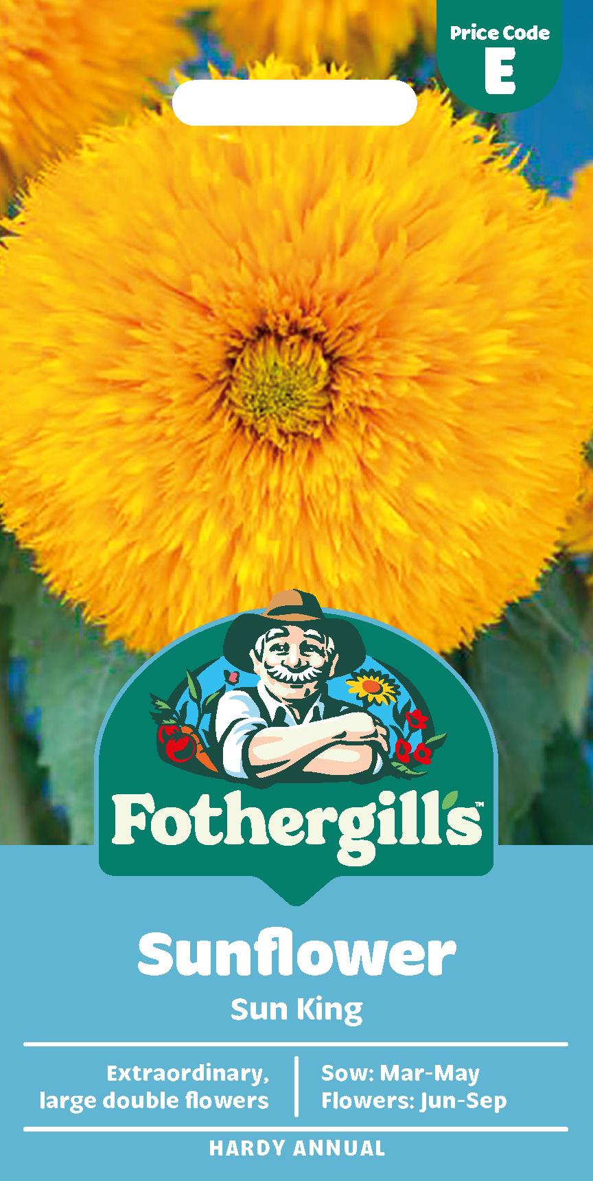 Fothergills Sunflower Sun King Seeds