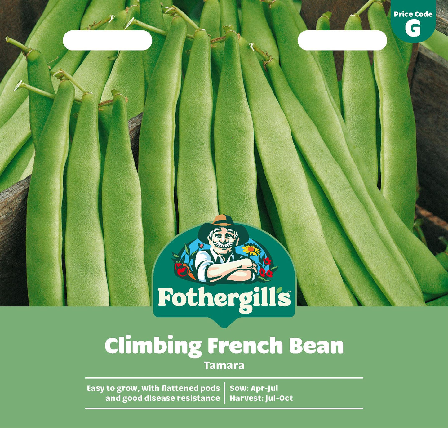 Fothergills Climbing French Bean Tamara Seeds