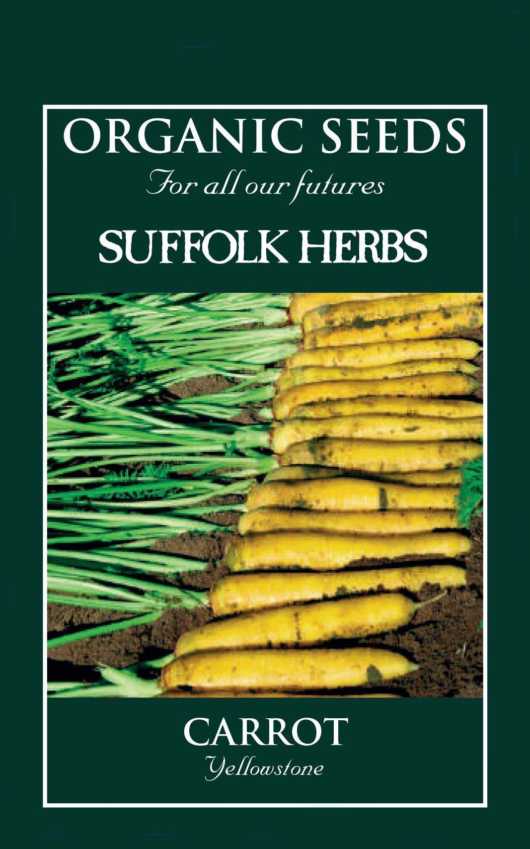 Suffolk Herbs - Organic - Carrot Yellowstone F1