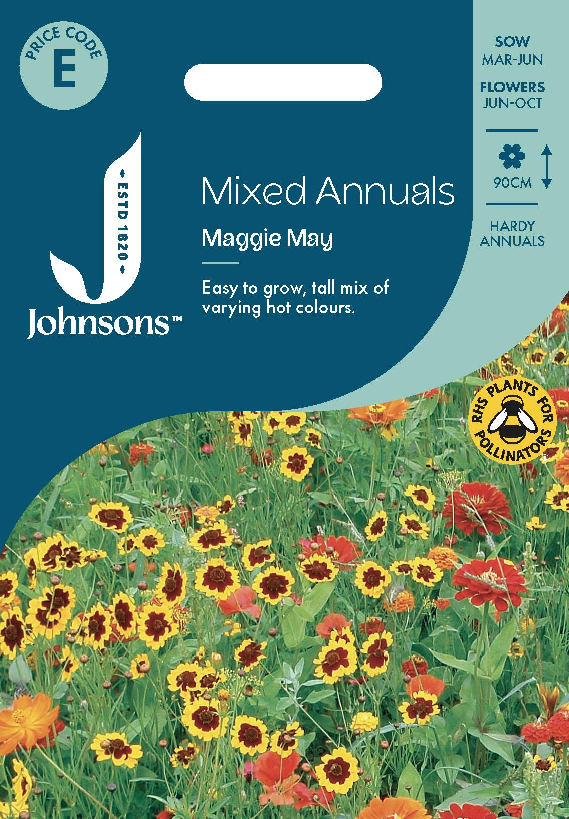 Johnsons - Mixed Annuals Maggie May - 1 Seeds