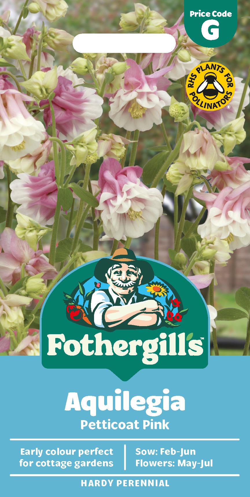 Fothergills Aquilegia Petticoat Pink Seeds