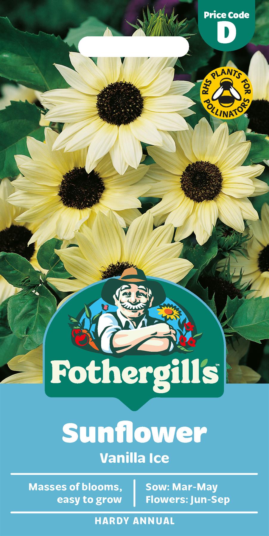 Fothergills Sunflower Vanilla Ice Seeds