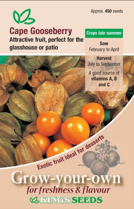 Kings Seeds Cape Gooseberry 35 Seeds