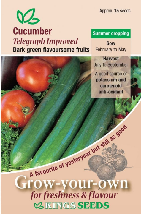 Kings Seeds Cucumber Telegraph Improved 15 Seeds